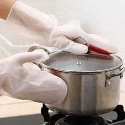 Deco Küche & Esszimmer-Wiederverwendbare Geschirrspülhandschuhe – Umweltfreundliche Küchenreinigungshandschuhe