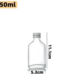 Plates u0026 More Küche & Esszimmer-Wiederverwendbare Getränkeflaschen aus klarem Glas – perfekt zum Entsaften von Smoothies, Kombucha, Tee, Milch und Wein