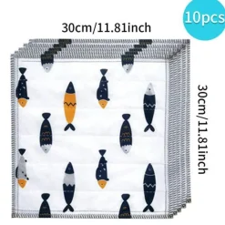 The Culinary Kit Küche & Esszimmer-Wiederverwendbare Küchentücher – Super saugfähige, umweltfreundliche Tücher