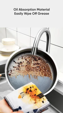 The Culinary Kit Küche & Esszimmer-Wiederverwendbare Küchentücher – Super saugfähige, umweltfreundliche Tücher