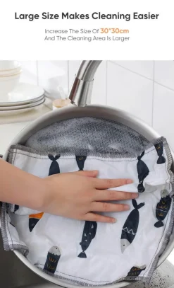 The Culinary Kit Küche & Esszimmer-Wiederverwendbare Küchentücher – Super saugfähige, umweltfreundliche Tücher