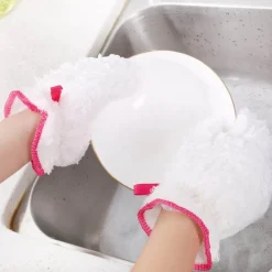 The Culinary Kit Küche & Esszimmer-Wiederverwendbare, wasserdichte Geschirrspülhandschuhe – langlebige Küchenreinigungshandschuhe