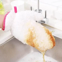 The Culinary Kit Küche & Esszimmer-Wiederverwendbare, wasserdichte Geschirrspülhandschuhe – langlebige Küchenreinigungshandschuhe