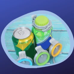 The Decor Haven Camping-Werkzeuge|Camping Im Freien-Wiederverwendbarer Deckel für Sodaflaschen – umweltfreundlicher Getränkedeckel