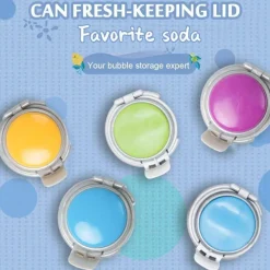 The Decor Haven Camping-Werkzeuge|Camping Im Freien-Wiederverwendbarer Deckel für Sodaflaschen – umweltfreundlicher Getränkedeckel