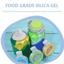 The Decor Haven Camping-Werkzeuge|Camping Im Freien-Wiederverwendbarer Deckel für Sodaflaschen – umweltfreundlicher Getränkedeckel