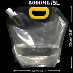 Trail u0026 Beyond Camping Im Freien|Camping-Werkzeuge-Wiederverwendbarer Flüssigkeitsspenderbeutel - Transparenter Reiseaufbewahrungsbeutel