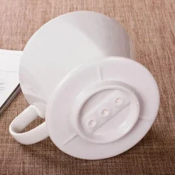 Tom Küche & Esszimmer-Wiederverwendbarer Keramik-Kaffeefilter – Tropftrichter für handgebrühten Kaffee