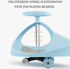 The Decor Haven Babyspielzeug-Wiggle Car für Kinder – Rutschauto