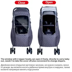 Kinder Wilderness Haven Kinderwagen & Zubehör|Outdoor-Artikel-Winddichte Kinderwagenabdeckung – Schutz bei jedem Wetter