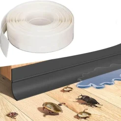 The Decor Haven Gadgets Für Zuhause-Winddichte Silikon-Türdichtung – wetterfester Streifen für Energieeffizienz