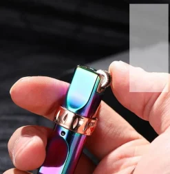 The Outdoor Vault Camping-Werkzeuge|Outdoor-Artikel-Winddichte Turbo-Taschenlampe – EDC Quick Light Metal Fackel