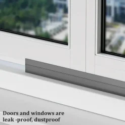 The Decor Haven Gadgets Für Zuhause-Winddichter selbstklebender Dichtungsstreifen - Staubdichte Türfensterisolierung
