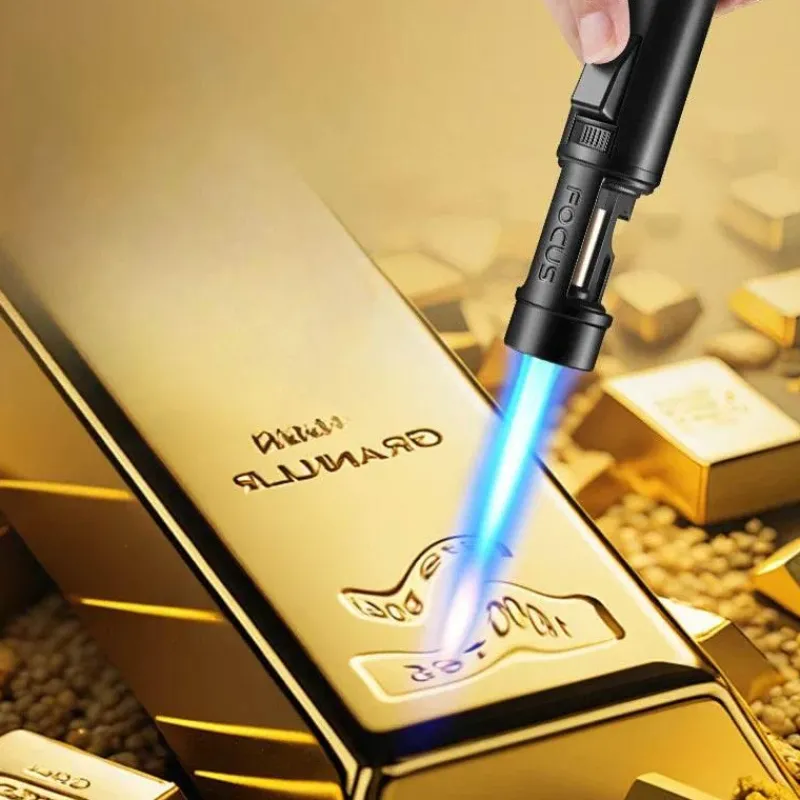 Cozy Living Camping-Werkzeuge|Camping Im Freien-Winddichtes Butan-Feuerzeug – Tragbare Handfackel