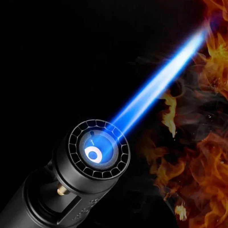 Cozy Living Camping-Werkzeuge|Camping Im Freien-Winddichtes Butan-Feuerzeug – Tragbare Handfackel