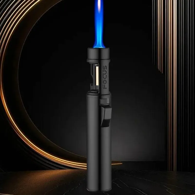 Cozy Living Camping-Werkzeuge|Camping Im Freien-Winddichtes Butan-Feuerzeug – Tragbare Handfackel