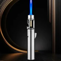 Cozy Living Camping-Werkzeuge|Camping Im Freien-Winddichtes Butan-Feuerzeug – Tragbare Handfackel