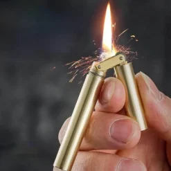 Trail Tech Outdoor-Gadgets|Outdoor-Artikel-Winddichtes Kerosinfeuerzeug - Faltbares kreatives Design