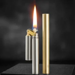 Trail Tech Outdoor-Gadgets|Outdoor-Artikel-Winddichtes Kerosinfeuerzeug - Faltbares kreatives Design