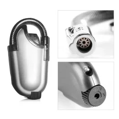 Roam Ready Camping-Werkzeuge|Heimwerkzeuge-Winddichtes LED-Campingfeuerzeug – Jet-Flame-Tool für den Außenbereich