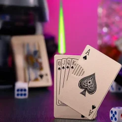 Roam Ready Outdoor-Artikel|Heimwerkzeuge-Winddichtes Spielkartenfeuerzeug – Stilvolles Flammenwerkzeug