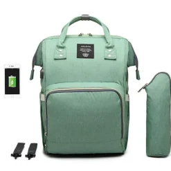 Kinder The Decor Haven Kinderwagen & Zubehör-Windelrucksack für Mütter und Babys mit großer Kapazität – multifunktionales USB-Design