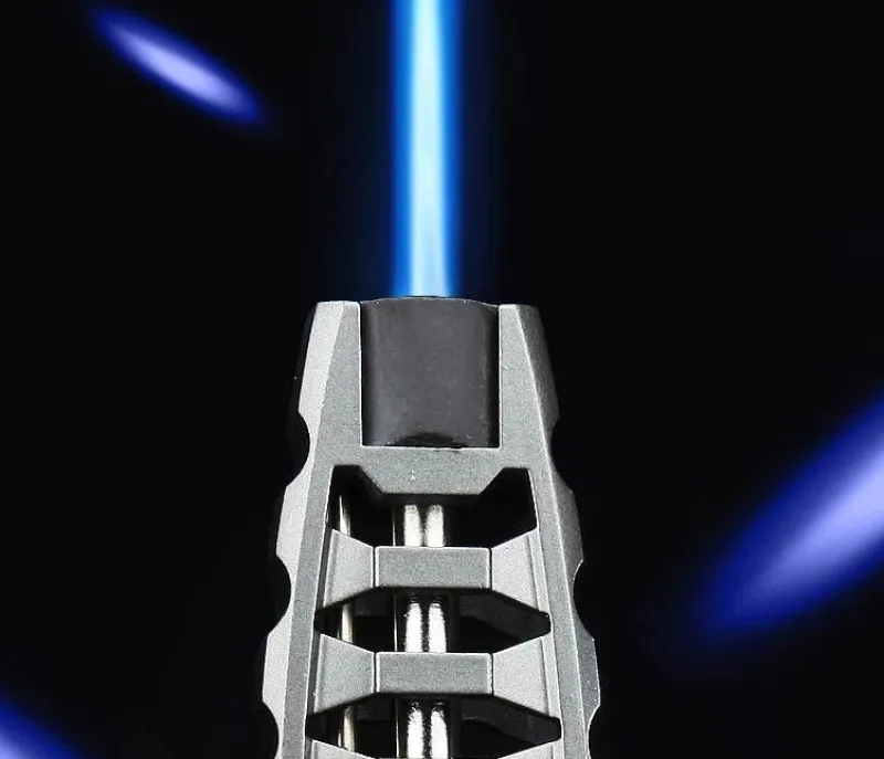 Roam Ready Outdoor-Artikel|Outdoor-Gadgets-Windfestes Jet-Flame-Feuerzeug – Turbinenwerkzeug für den Außenbereich