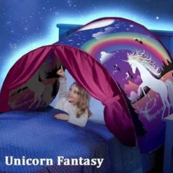 Kinder The Decor Haven Kinderzimmermöbel-Winter Wonderland Sternenzelt – Magisches Spielzelt für Kinder