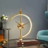 Glow u0026 Shade Beleuchtung-Wireless Charging Table Lamp - Modern Clock Work Lamp