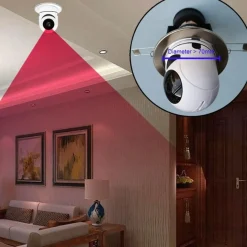 Comfort u0026 Style Gadgets Für Zuhause-360-WLAN-Glühbirnen-Kamera mit automatischer Verfolgung