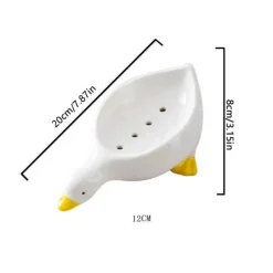 The Culinary Kit Küche & Esszimmer-Wütende Ente Cartoon Lagerung Drainable