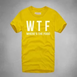 Damen Everly u0026 Lace Damenbekleidung-WTF Wo ist das Essen T-Shirt - Lustiges Foodie T-Shirt