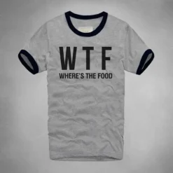 Damen Everly u0026 Lace Damenbekleidung-WTF Wo ist das Essen T-Shirt - Lustiges Foodie T-Shirt