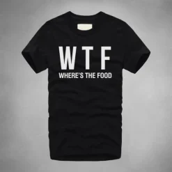 Damen Everly u0026 Lace Damenbekleidung-WTF Wo ist das Essen T-Shirt - Lustiges Foodie T-Shirt