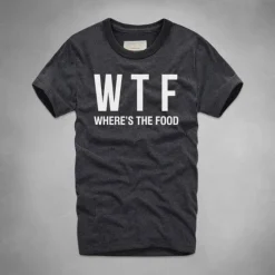 Damen Everly u0026 Lace Damenbekleidung-WTF Wo ist das Essen T-Shirt - Lustiges Foodie T-Shirt