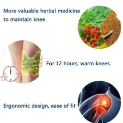 The Relaxation Nook Gesundheits-Gadgets|Gesundheits- Und Entspannungstools-Wunder-Kniepflaster – Schmerzlindernder Aufkleber zur Gelenkunterstützung