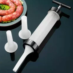 Tom Küche & Esszimmer-Wurstfüller und Jerky Gun Set Manueller Wurstfüller