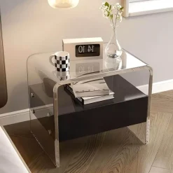 The Lounge Loft Möbel-Yasmine Nachttisch – Moderner Nachttisch mit Stauraum