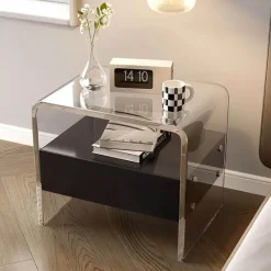 The Lounge Loft Möbel-Yasmine Nachttisch – Moderner Nachttisch mit Stauraum