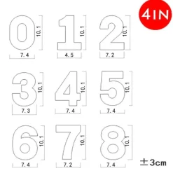 Tom Küche & Esszimmer-Zahlen-Kuchenform – vielseitiges Backwerkzeug für dekorierte Kuchen von 10 bis 35 cm