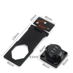 Comfort u0026 Style Gadgets Für Zuhause-Zahlenschloss – Sicherheitskennwortschloss für erhöhte Sicherheit