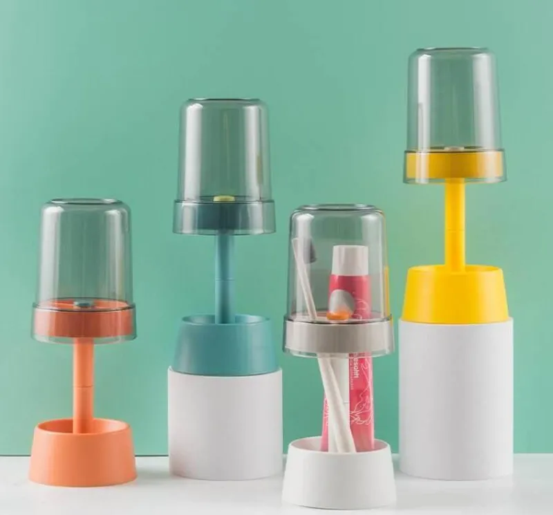 The Blissful Bath Badezimmer-Zahnbürstenhalter – Staubdichter Badezimmer-Organizer