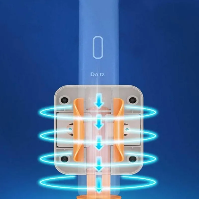 The Blissful Bath Badezimmer-Zahnbürstenhalter zur Wandmontage – Badezimmer-Organizer mit Schwerkraftsensor