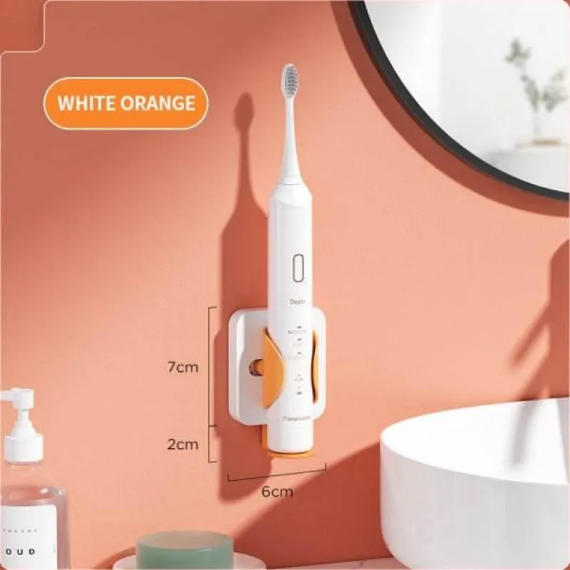 The Blissful Bath Badezimmer-Zahnbürstenhalter zur Wandmontage – Badezimmer-Organizer mit Schwerkraftsensor