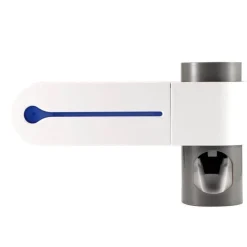 The Blissful Bath Badezimmer-Zahnbürsten-Organizer – Desinfektionshalter zur Wandmontage