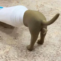 The Blissful Bath Badezimmer-Zahnpastaspender für Hunde – Kreatives Design für einfache Zahnpflege bei Haustieren