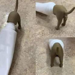 The Blissful Bath Badezimmer-Zahnpastaspender für Hunde – Kreatives Design für einfache Zahnpflege bei Haustieren