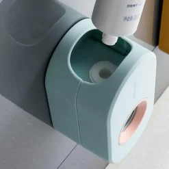 The Blissful Bath Badezimmer-Zahnpastaspender zur Wandmontage – Eleganter Badezimmer-Organizer