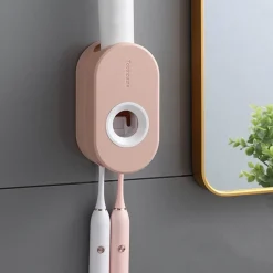 The Blissful Bath Badezimmer-Zahnpastaspender zur Wandmontage – Eleganter Badezimmer-Organizer