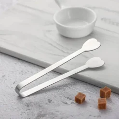 Tom Küche & Esszimmer-Zange aus Edelstahl – vielseitiges Küchenwerkzeug für Lebensmittel, Eis